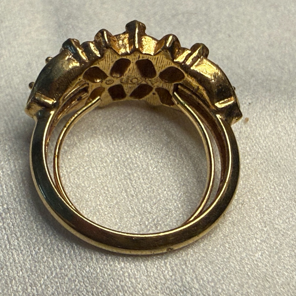 Avon 1973 Royal Occasion Smoky Topaz ring - Picture 11 of 13